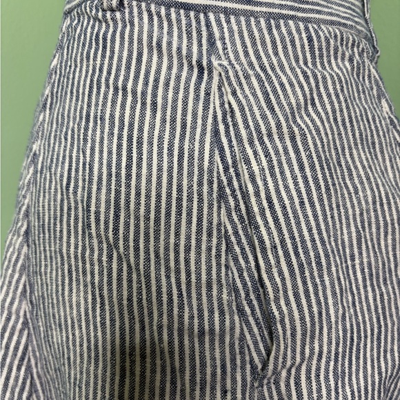 Ralph Lauren Navy Striped A-Line Skirt - Picture 4 of 5
